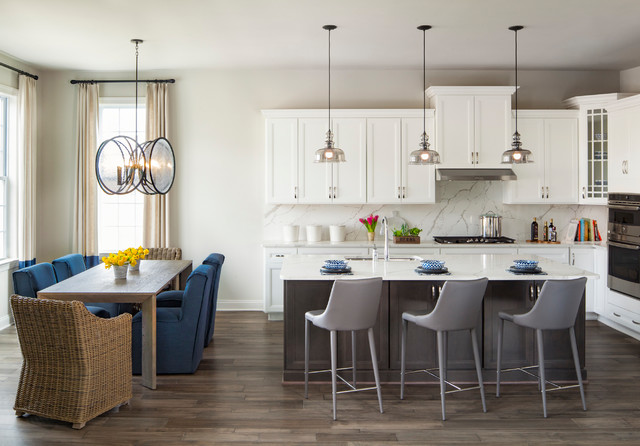 Transitional Kitchen nyklassisk-koek