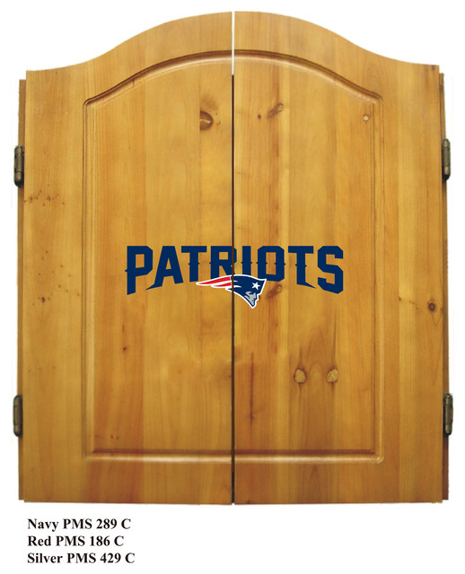 New England Patriots Dart Cabinet