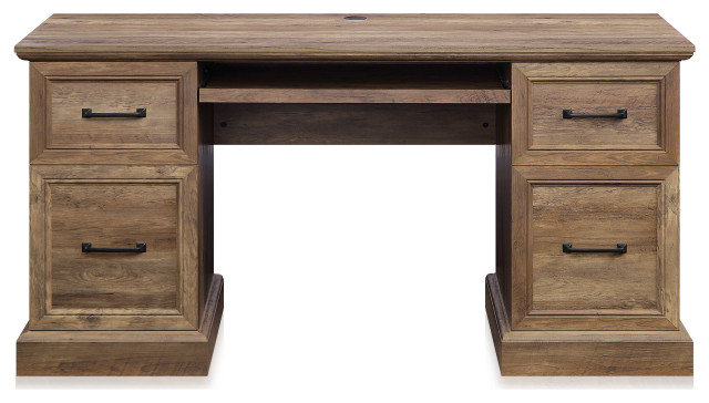 BELLEZE Rhudi 62" Executive Desk - Transitional - Desks And Hutches