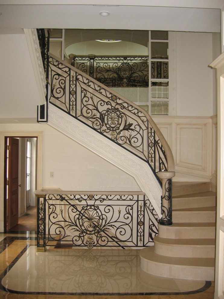 Inspiration for an arts and crafts staircase in Other.