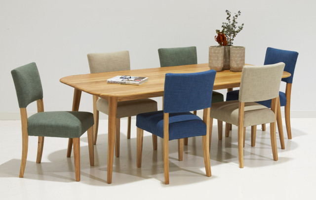 Alpine Table with Mary chairs contemporary-dining-room