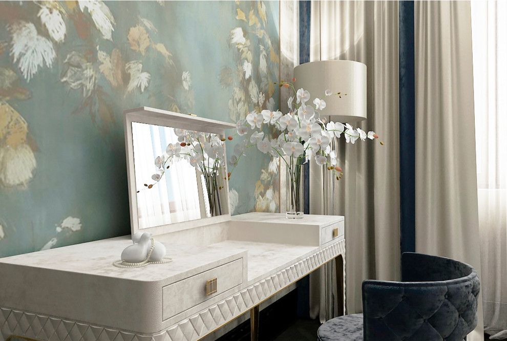 Спальня мягкие оттенки. Квартал Redside