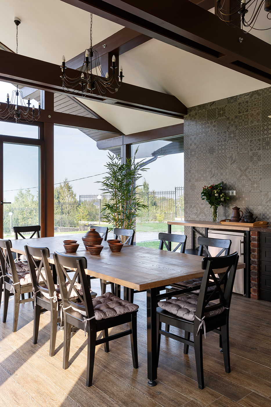 Домик-веранда с барбекю