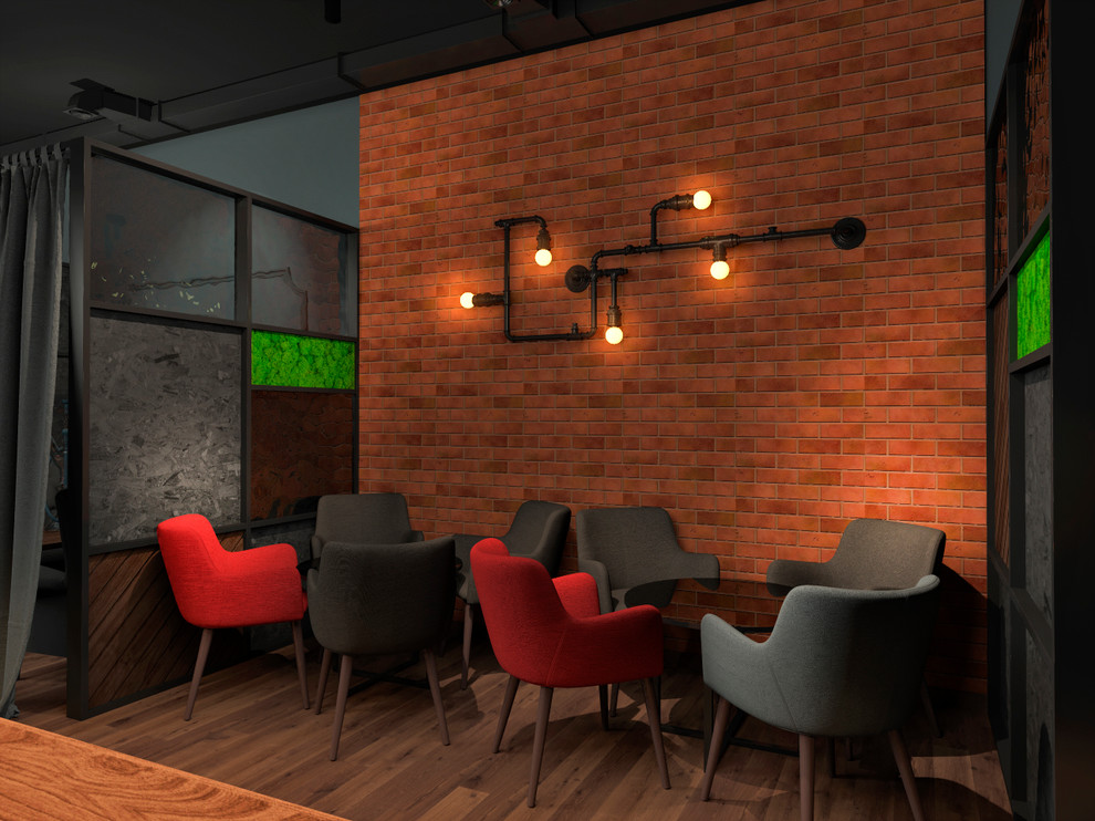 Дизайн интерьера Кальянного Бара "Чаплин"