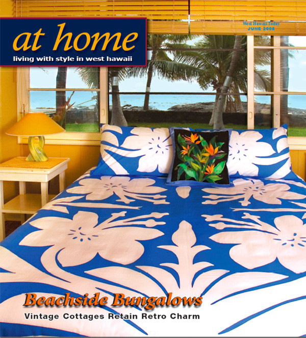 Tropical bedroom in Hawaii.