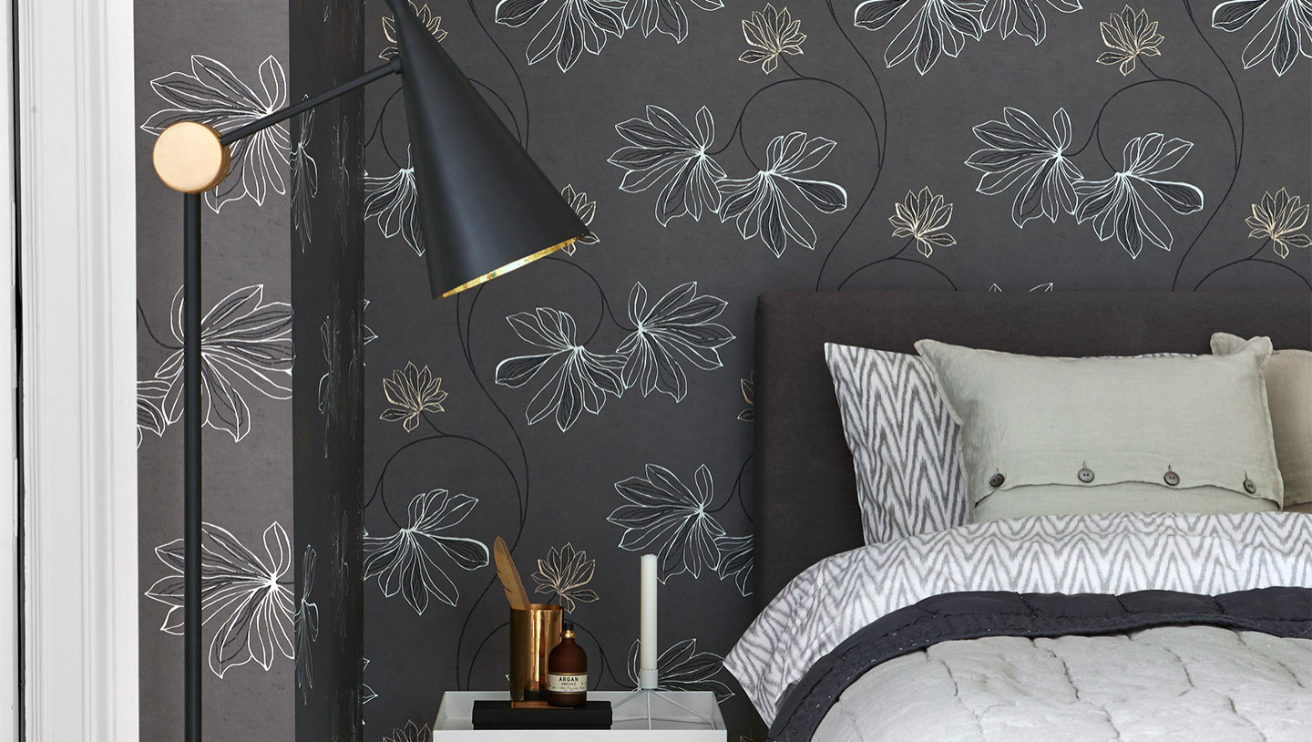 шведские обои в интерьере