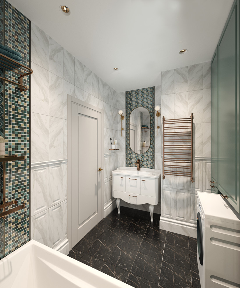 Трехкомнатная квартира в современном классическом стиле