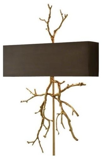 Global Views And Studio A Twig Electrified Wall Sconce Brass On
