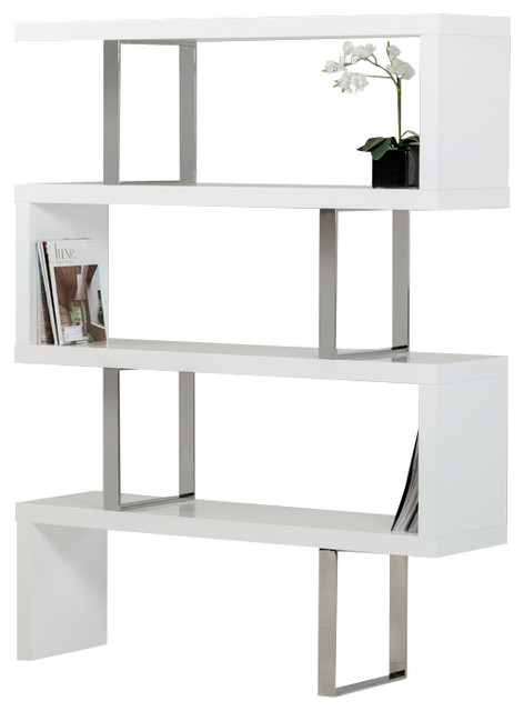 Modrest Maze Modern Bookcase Contemporary Bookcases By La Modrest Maze Modern Bookcase White Contemporary Bookcases