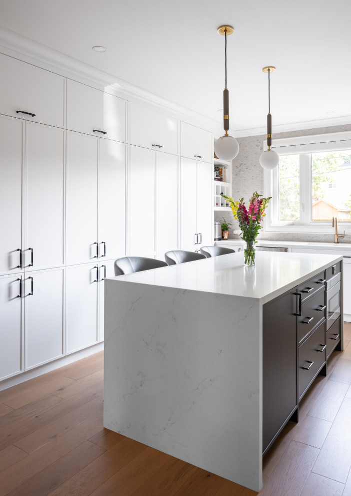 Kitchen - transitional kitchen idea in Toronto