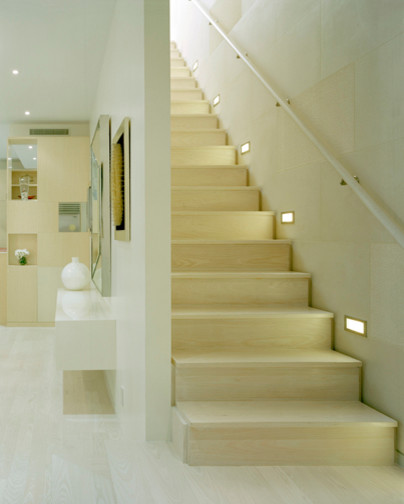 Modern staircase in New York.