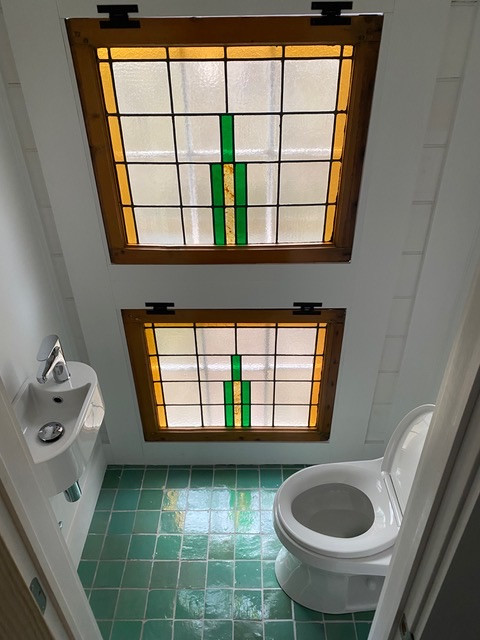 Custom Powder Room- Mud room conversion