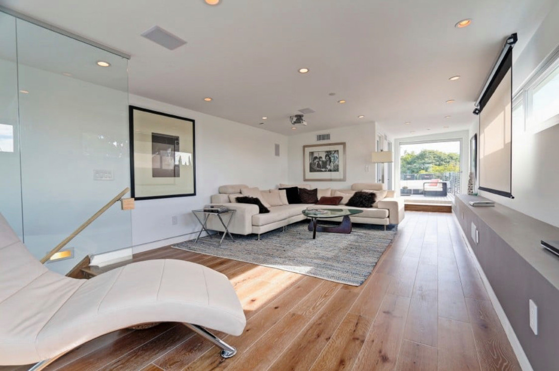 Living room remodel in West Hollywood