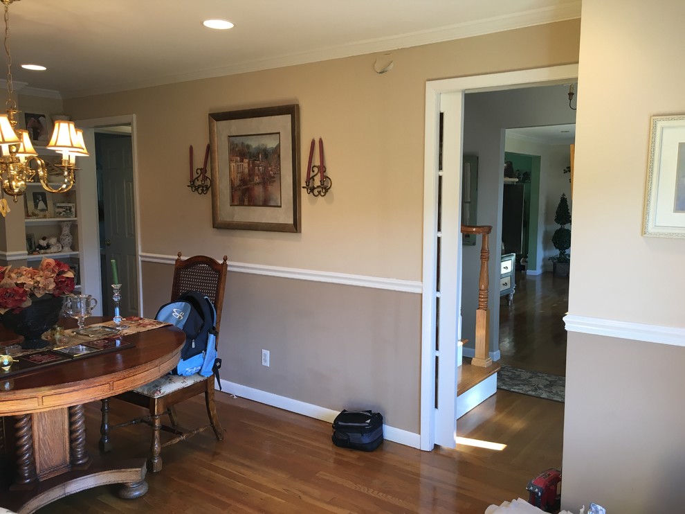 Fresh coat of Paint on Dining room walls