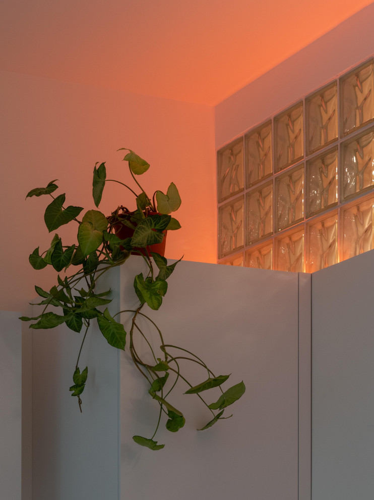 Квартира с стеклоблоками