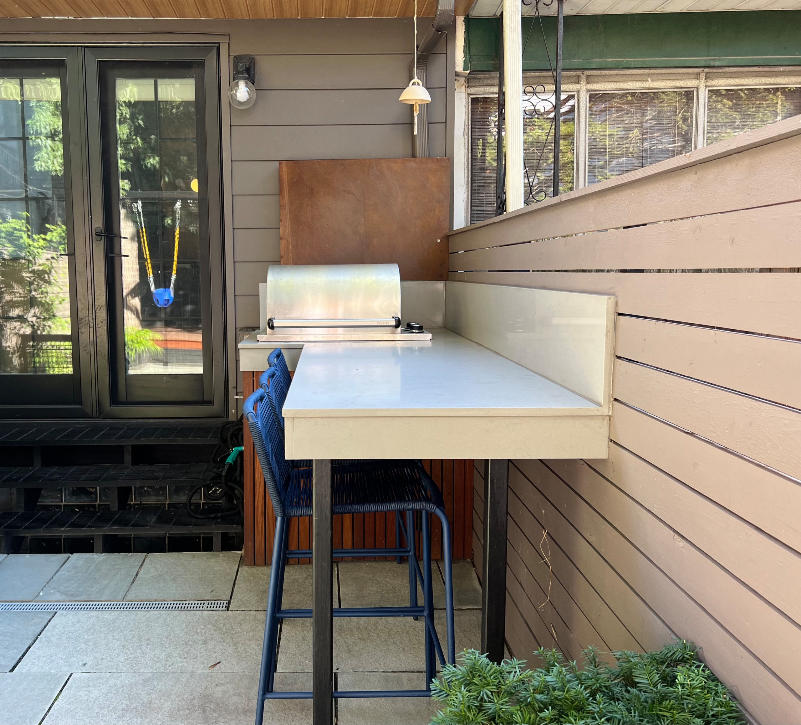 Shady Garden Deck and Pergola Renovation