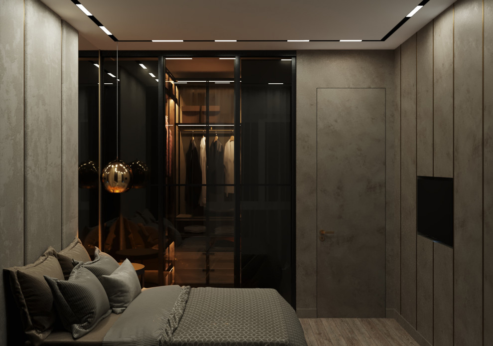 Маленькая квартира в зеленых тонах