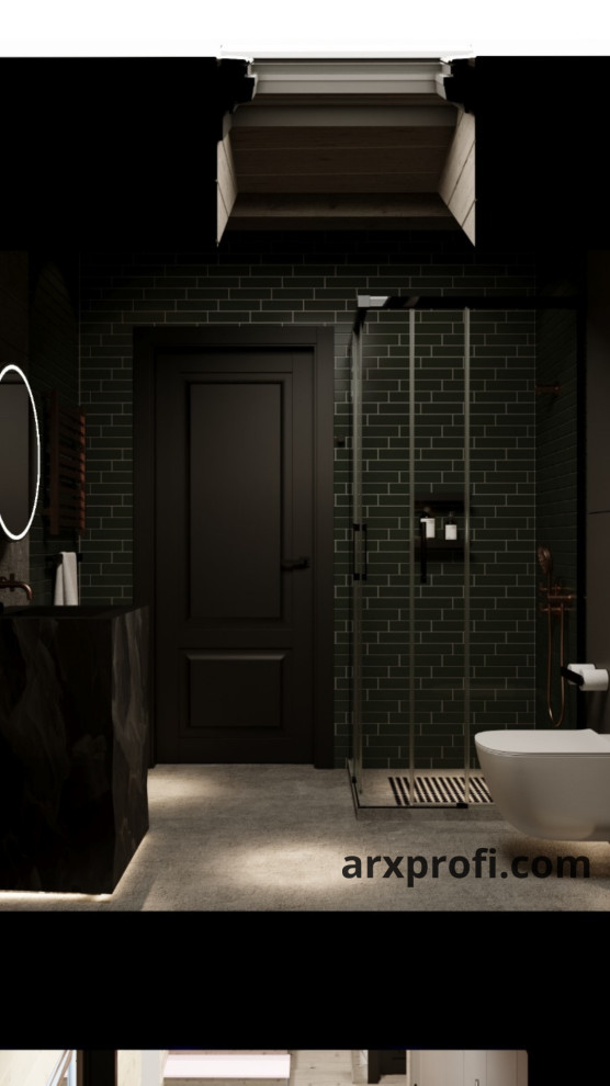 Проект интерьера дома 200 м2 в Московской области