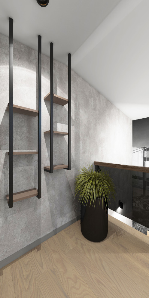 Дизайн двухуровневой квартиры в современном стиле