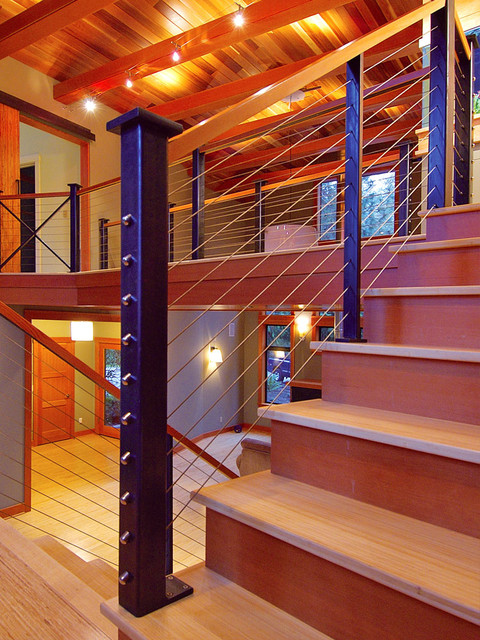 Interiors industriel-escalier