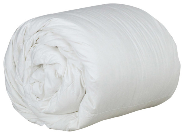 Essential Fall Weight White Goose Down Comforter Traditional