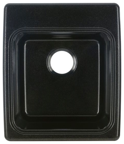 Swan 20x17.25x10.5 Solid Surface Utility Sink, Midnight Sparkle