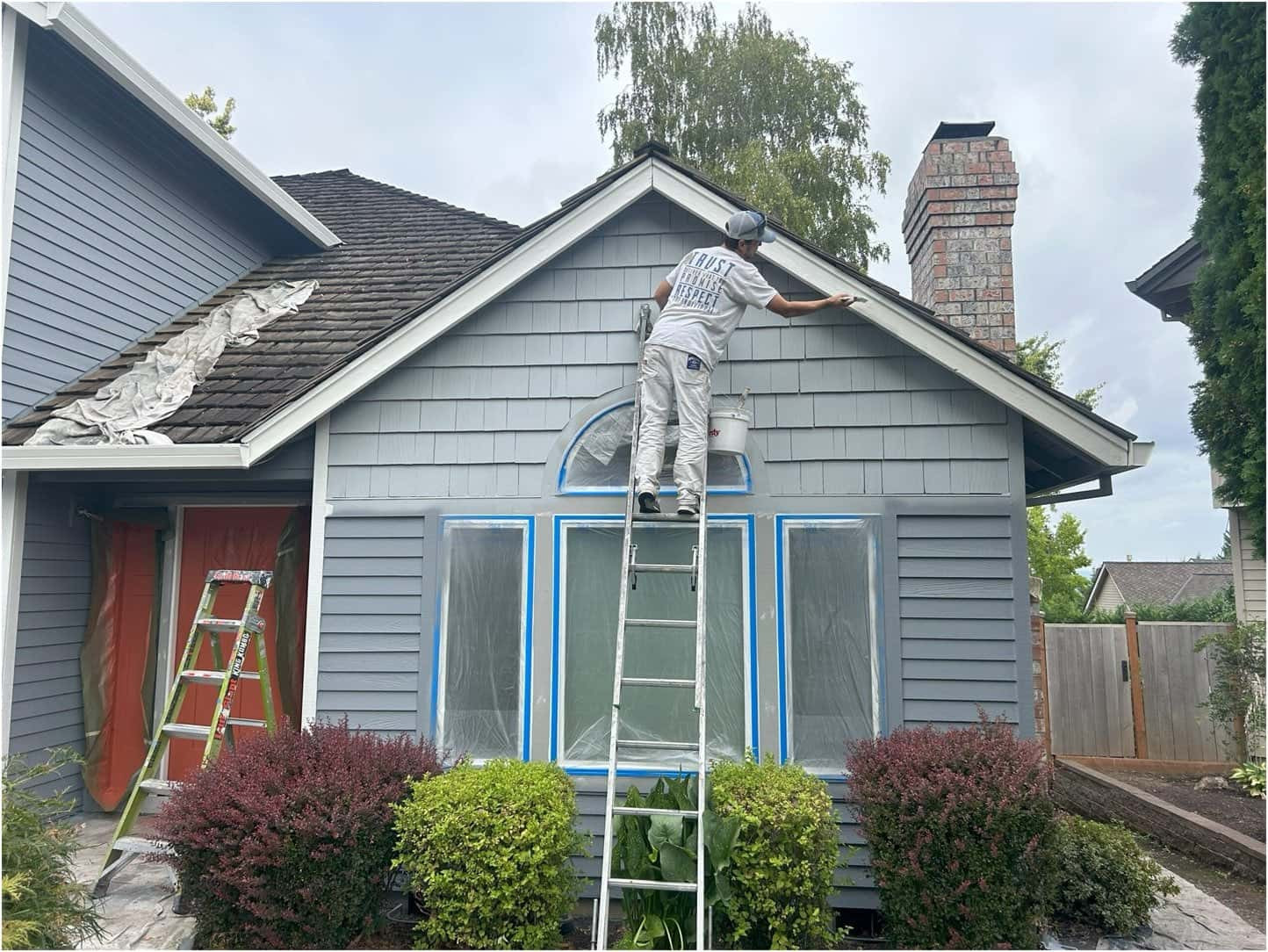 House Getting Painted