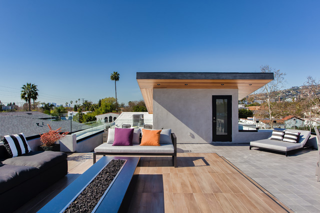 New Construction Modern Home modern-terrasse