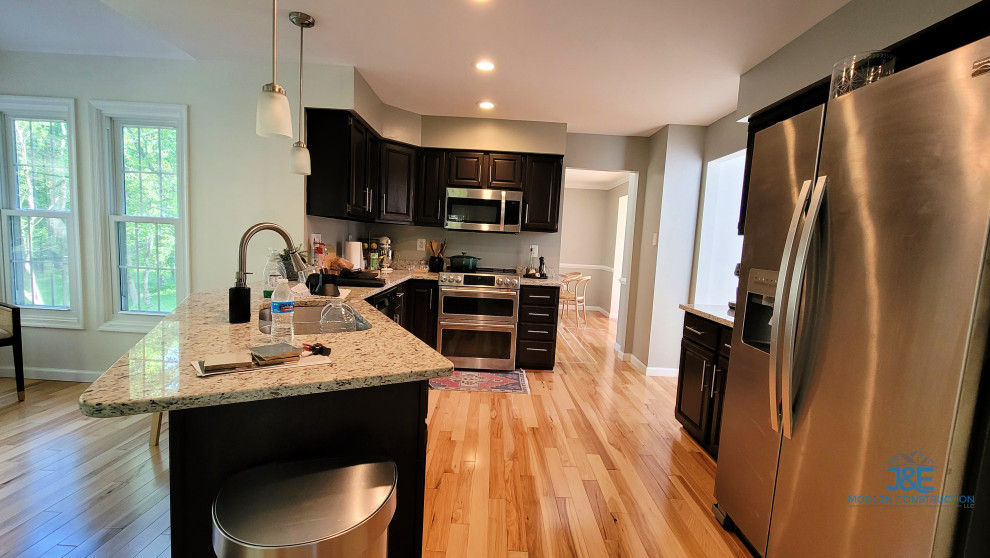 Inspiration for a rustic kitchen remodel in Baltimore