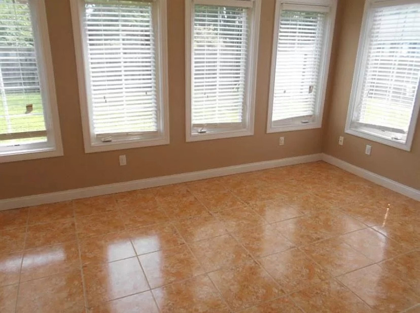 Paint color to minimize these orange floors?