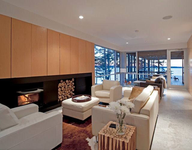 Bridge House modern-living-room