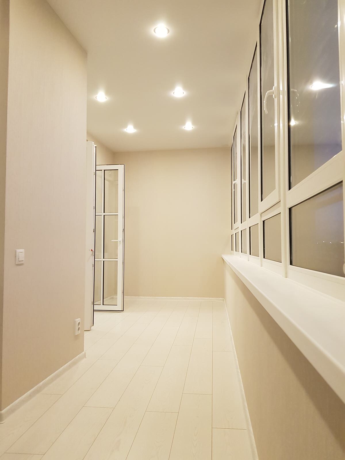 Отделка балкона под кабинет