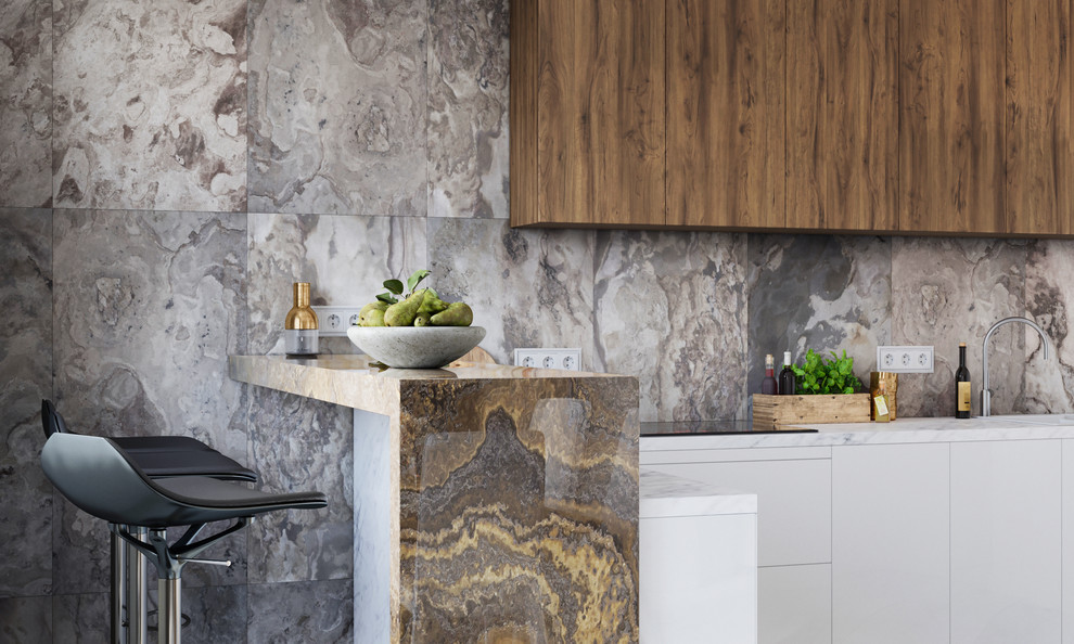 "Расставляем акценты" Проект 4х комнатной квартиры 140 м2