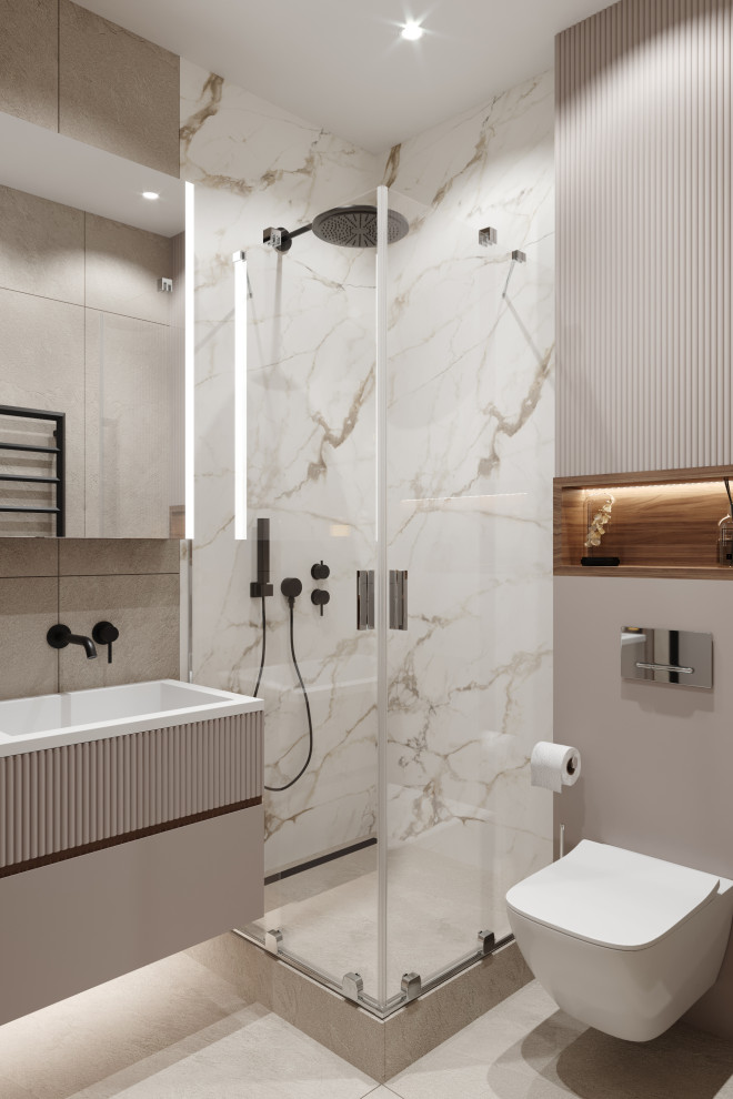 Квартира 127 кв.м. в современном стиле в ЖК Серебряный Парк.