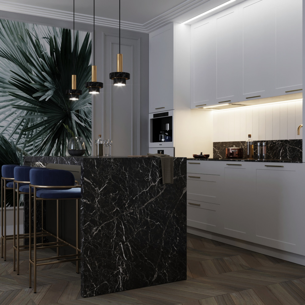 Дизайн проект однокомнатной квартиры в ЖК "Европейский" г. Тюмень