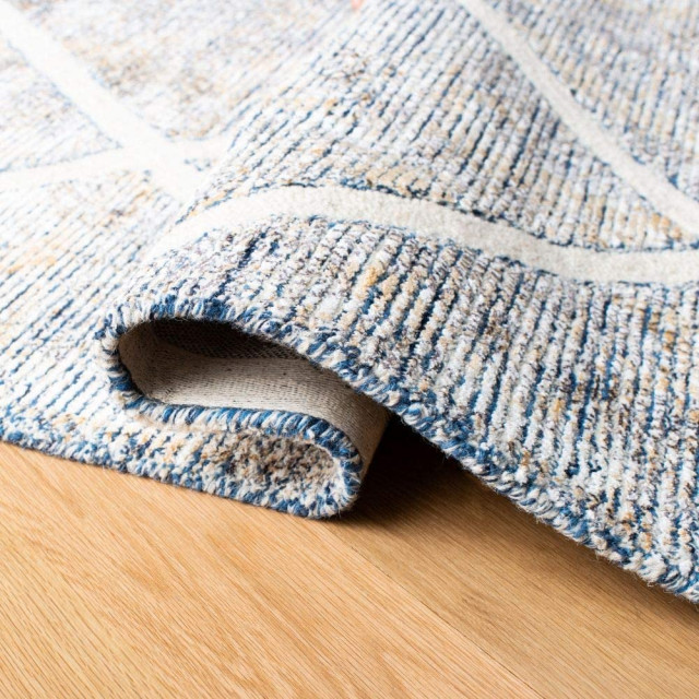 Area Rug Gold Diamond Pattern Elegant Area Rug, Soft Wool With Diamond Pattern, Ivory and Gold ...