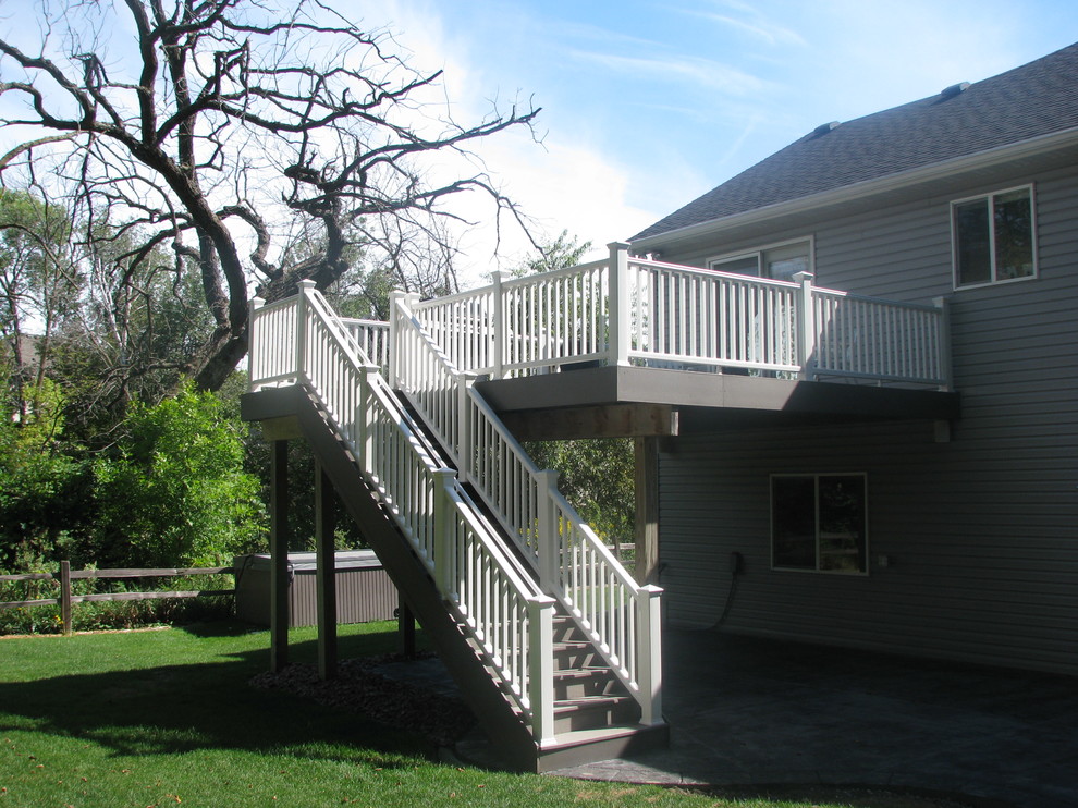 Split Level Deck Minneapolis by Attics to Basements Building
