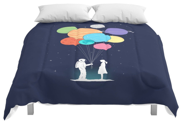 You Are My Universe Comforter Contemporary Comforters And