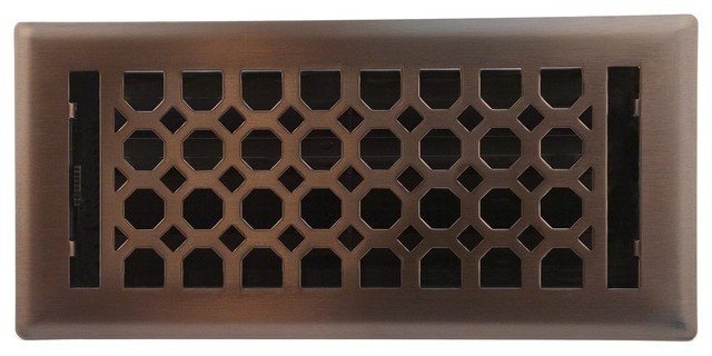 Light Oil Rubbed Bronze Charlotte Floor Register 4 X10 Light Oil Rubbed Bronze Charlotte Floor Register