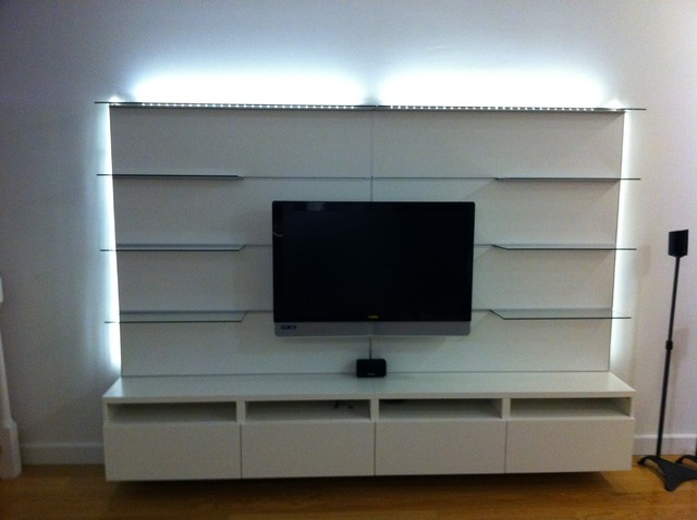 Ikea besta and besta / framsta tv entertainment installations