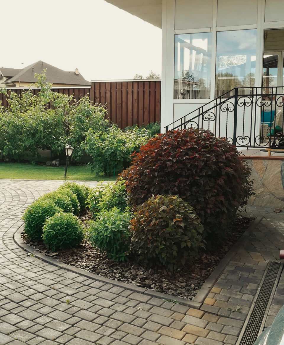 Внутренний дворик таунхауса