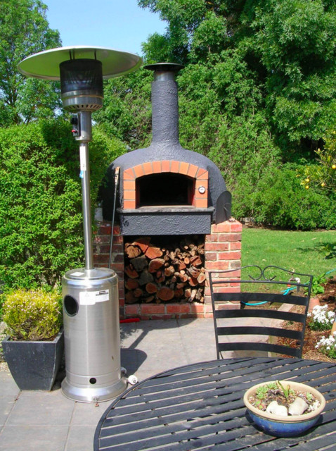 Wood fire Ovens medelhavsstil-veranda