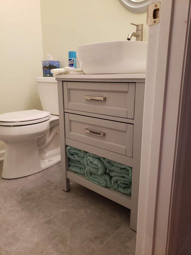 Transitional Master Bath & Powder Room Remodel