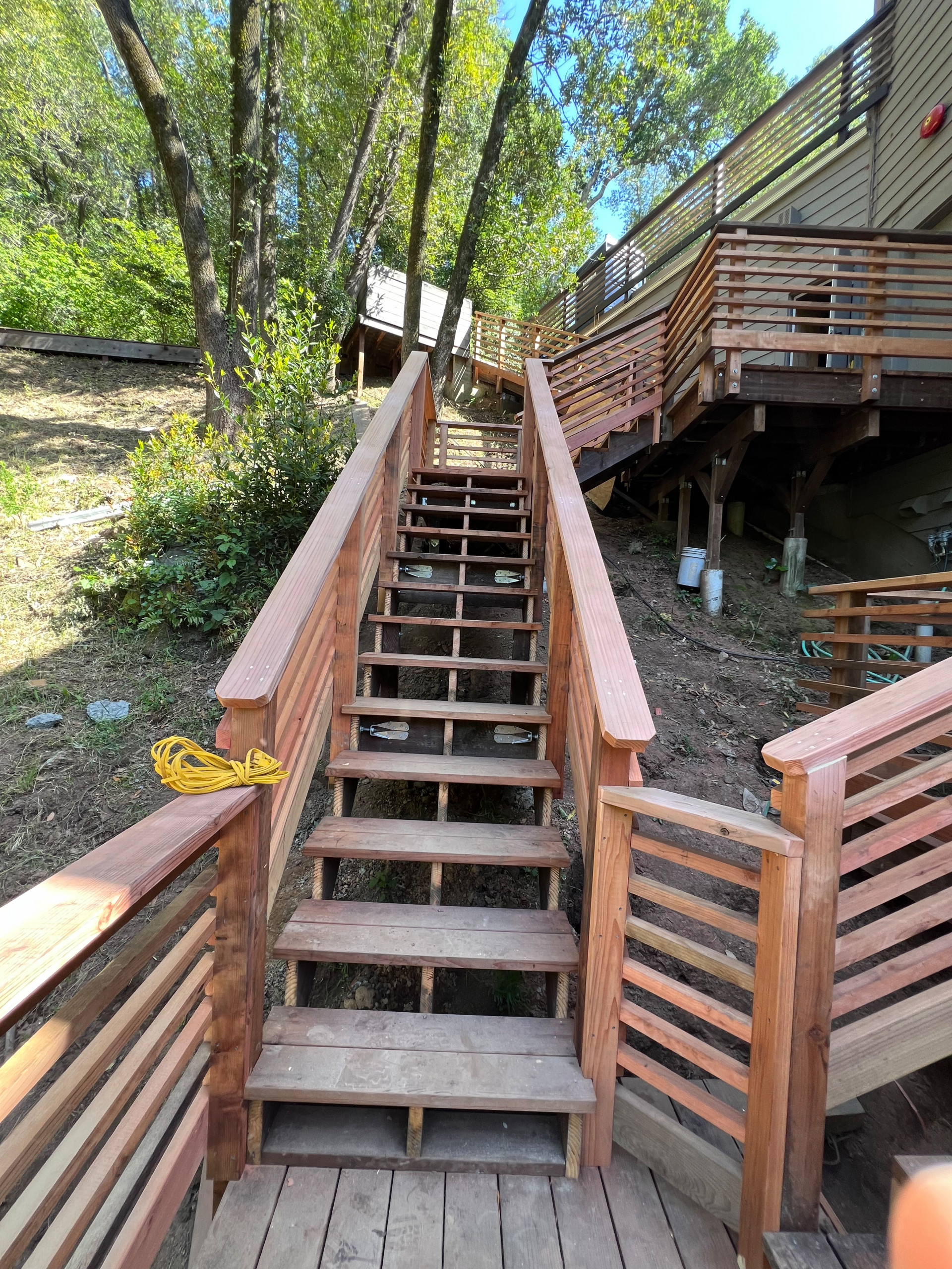 New Deck with Stairs