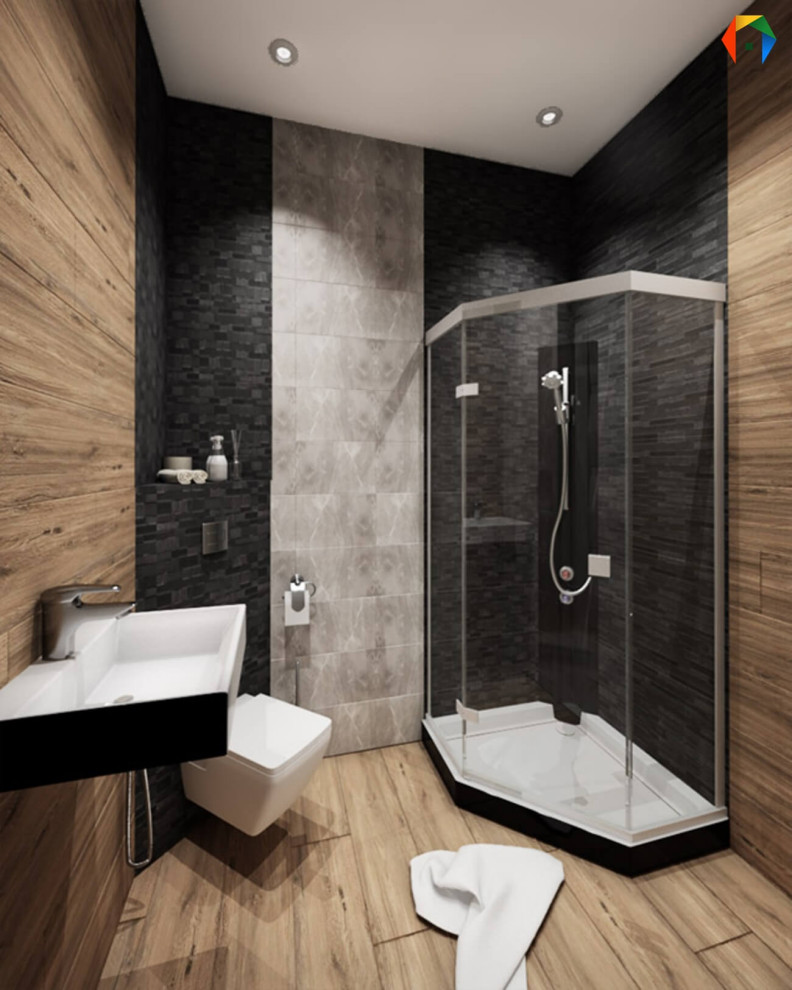 Сколковская. Дизайн-проект 3-комнатной квартиры, с коллажами и визуализацией в О