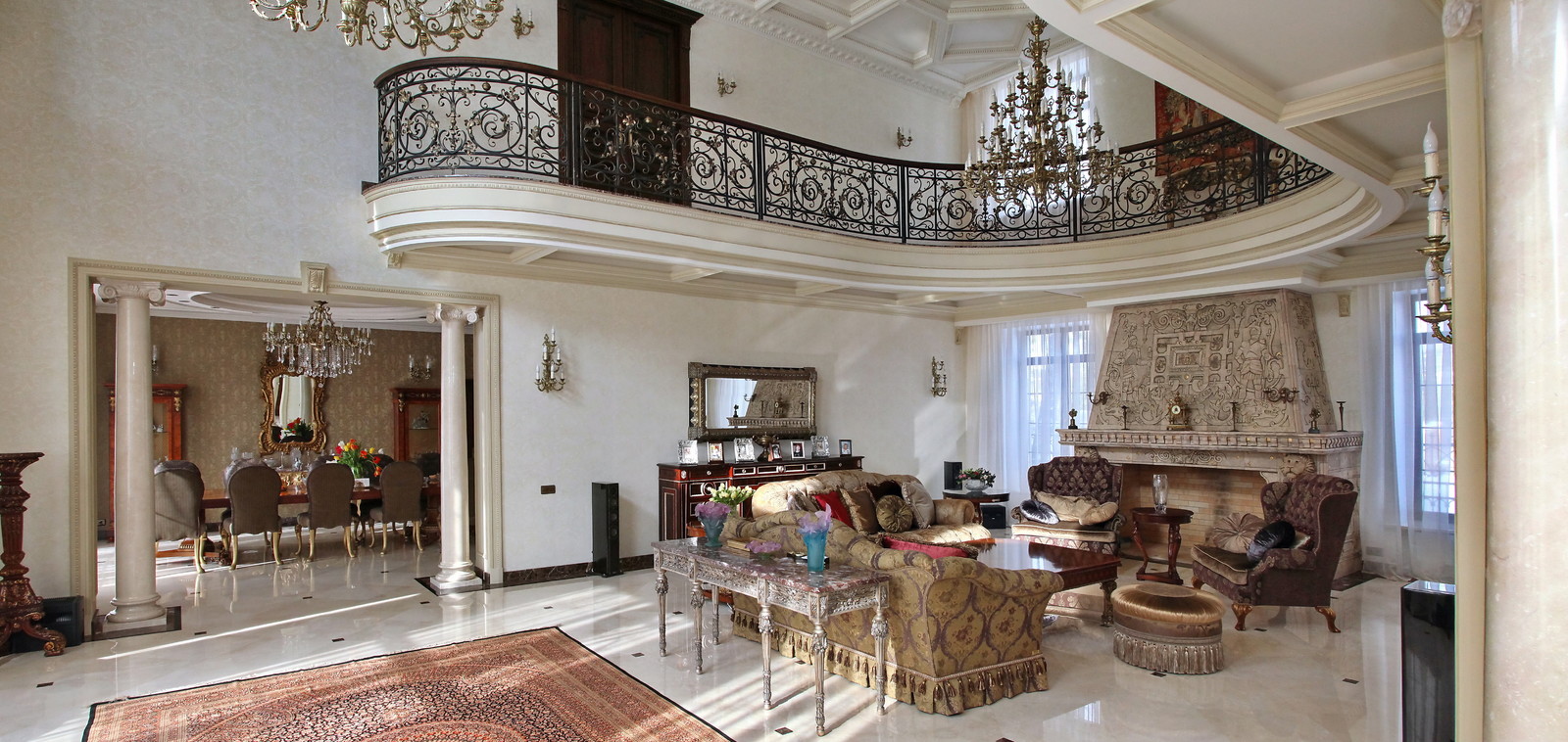 Камин "Рыцари"