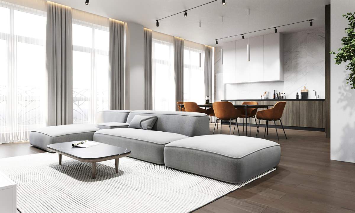 ЖК Level, 3 комнаты, 80 м²