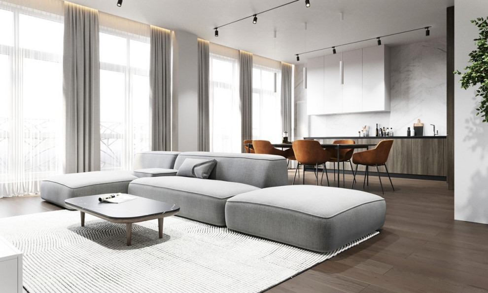 ЖК Level, 3 комнаты, 80 м²