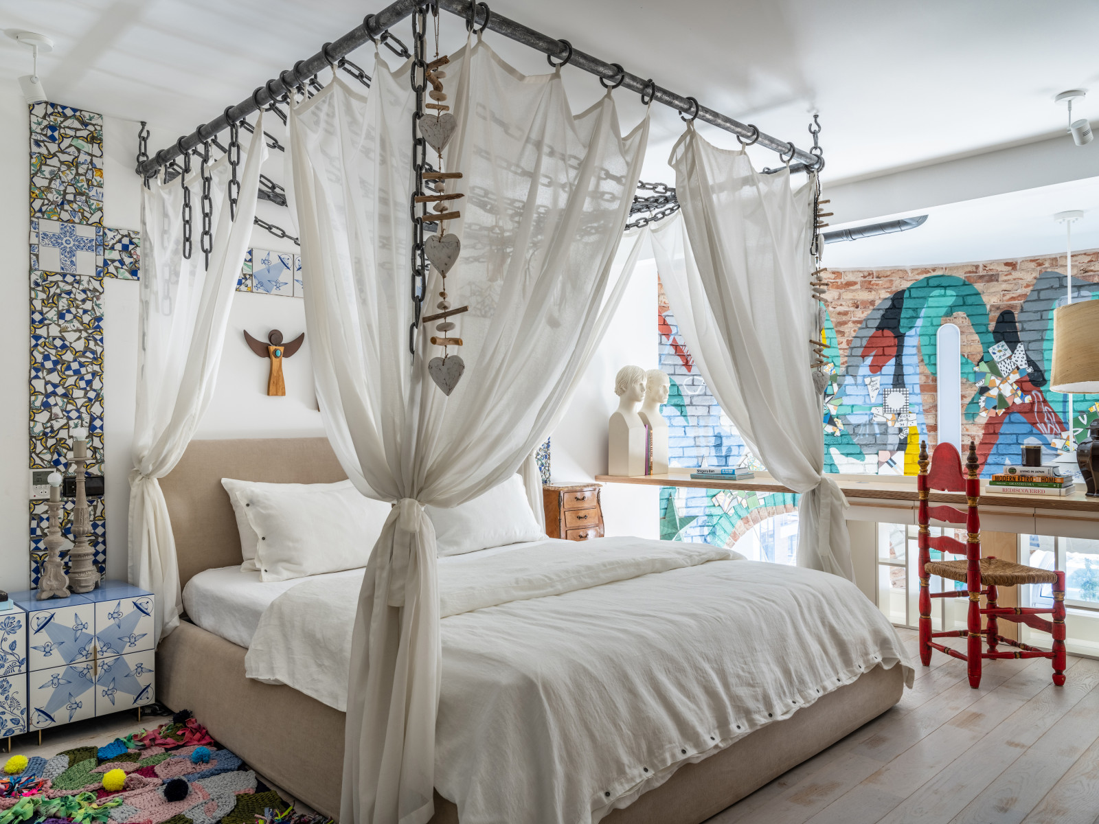 Спальня. Квартира архитектора Дарьи Васильковой