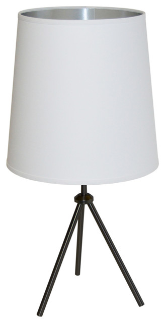 Oversized Drum 1 Light Table Desk Lamp Midcentury Table Lamps